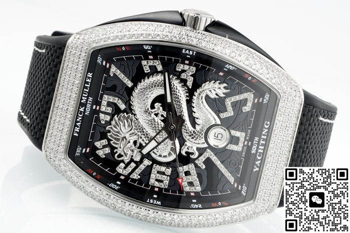 Replica Franck Muller Vanguard ABF Factory diamond-set case - Image 6
