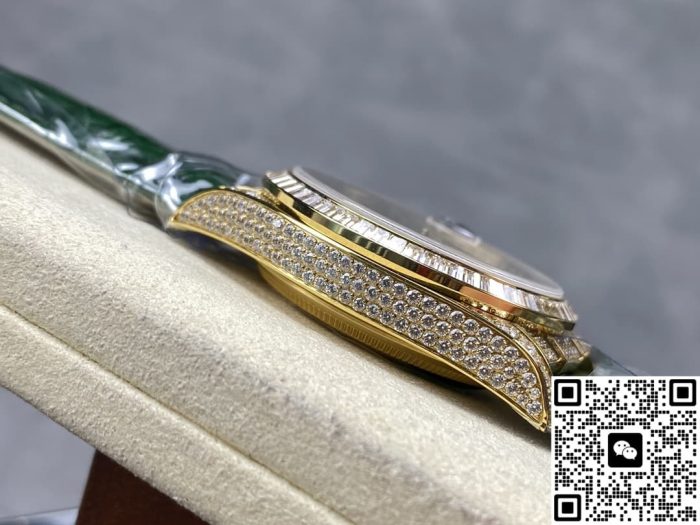 Replica Rolex Oyster Perpetual 128455TBR 8+ Factory Purple dial - Image 7
