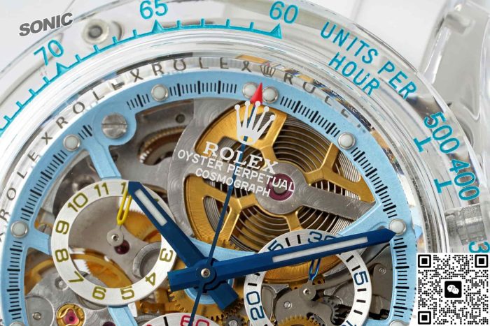 Replica Rolex Cosmograph Daytona Sonic Factory White Strap - Image 6