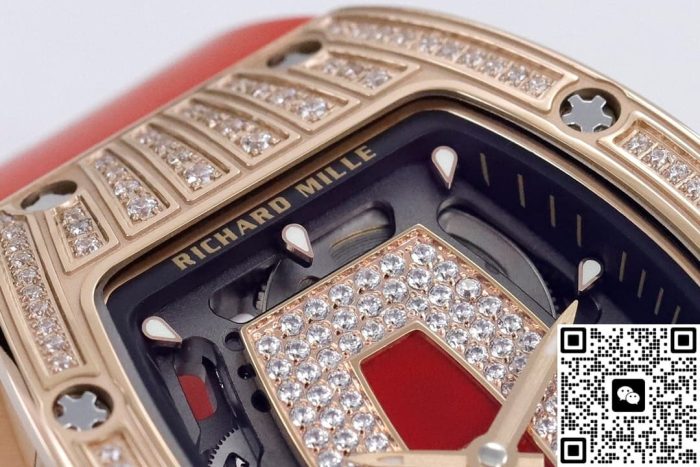 Replica Richard Mille RM07-01 ZF Factory Red Gold Crown - Image 6