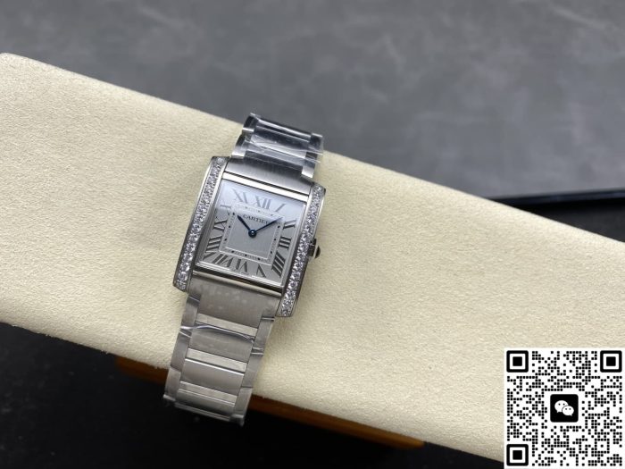 Replica Cartier Tank W4TA0021 8848 Factory Diamond case - Image 5