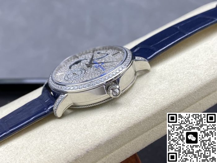 Replica Vacheron Constantin Traditionnelle 7006T-000G-B913 TW Factory Full diamond dial - Image 9