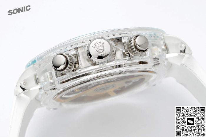 Replica Rolex Cosmograph Daytona Sonic Factory White Strap - Image 7