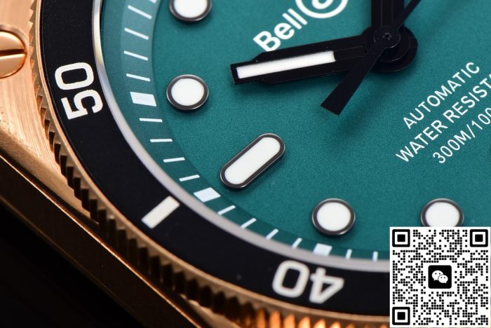 Replica Bell & Ross INSTRUMENTS BR0392-D-LT-BR-SRB BR Factory Green Dial - Image 7