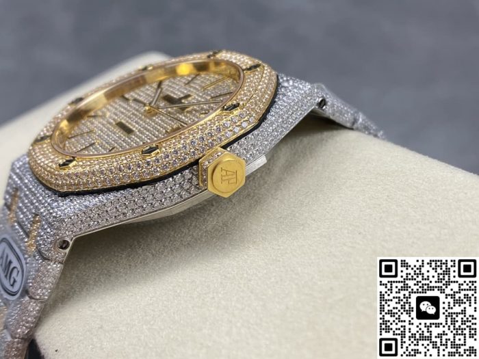 Replica Audemars Piguet Royal Oak 15400OR.020 AMG Factory Diamond bezel - Image 9