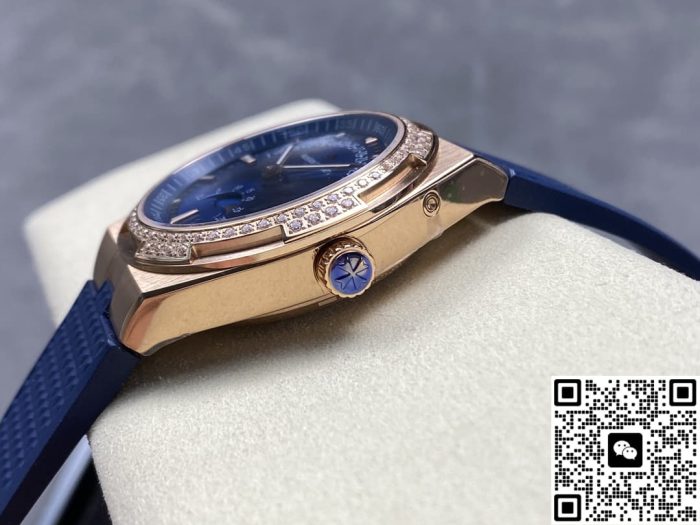 Replica Vacheron Constantin Overseas 4000V-B920 GR Factory blue strap - Image 6
