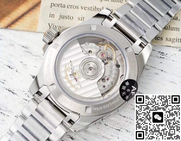 Replica Longines Concas L3.430.4.07.6 AF Factory Diamond hour markers - Image 8