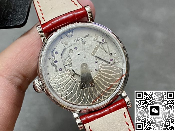 Replica Breguet Tradition 7038BB-1T-9V6-D00D ZF Factory Red strap - Image 9