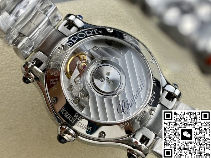 Replica Chopard HAPPY SPORT 278610-3001 RF Factory Silver Strap - Image 9