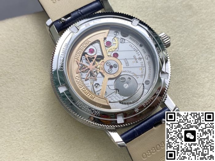 Replica Vacheron Constantin Traditionnelle 7006T-000G-B913 TW Factory Full diamond dial - Image 8
