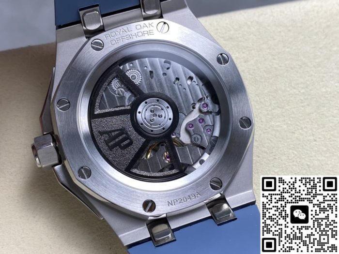 Replica Audemars Piguet Royal Oak Offshore 15605SK.OO.A350CA.01 APP Factory Smoked blue dial - Image 7