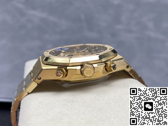 Replica Audemars Piguet Royal Oak 26240BA.OO.1320BA.02 APS Factory Smoked gold dial - Image 9