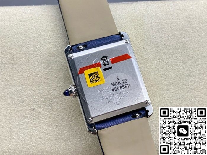 Replica Cartier Tank W4TA0017 F1 Factory Silver grey dial - Image 9