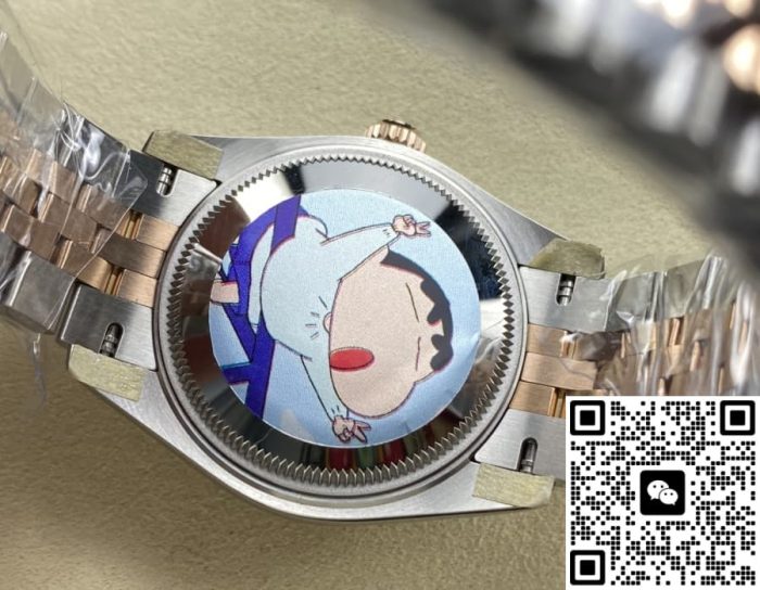 Replica Rolex ladies datejust m279381rbr-0015 AR Factory Purple with diamonds - Image 7