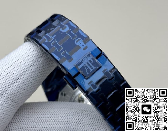 Replica Audemars Piguet Royal Oak 26579CS.OO.1225CS.01 BBR Factory Blue ceramic - Image 8