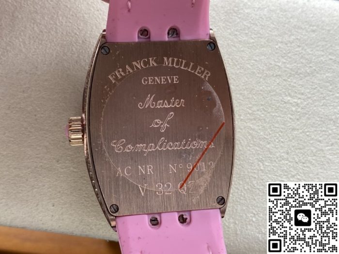 Replica Franck Muller LADIES’ COLLECTION V 32 SC AT FO D CD ABF Factory pink - Image 9