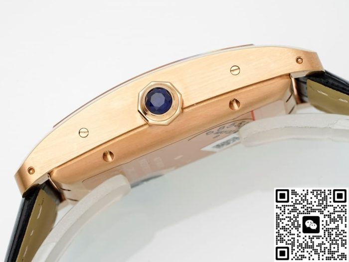 Replica Cartier Tank WGTA0134 AF Factory Alligator leather strap - Image 8