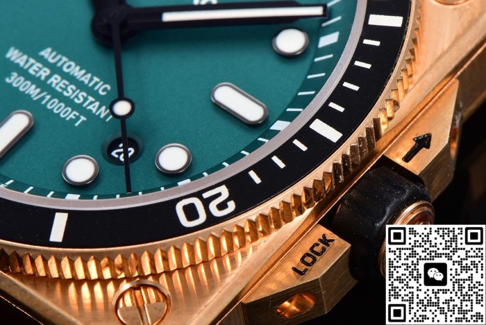 Replica Bell & Ross INSTRUMENTS BR0392-D-LT-BR-SRB BR Factory Green Dial - Image 6