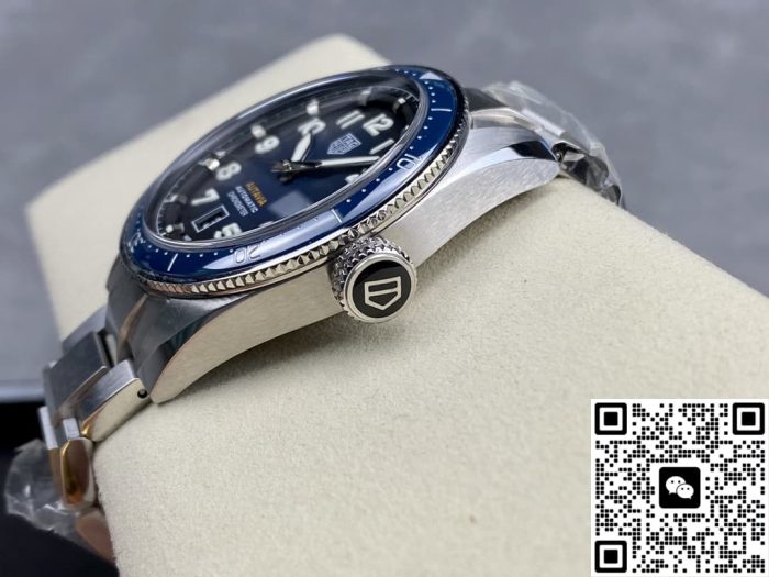 Replica TAG HEUER AUTAVIA WBE5116.EB0173 Blue ceramic bezel - Image 8