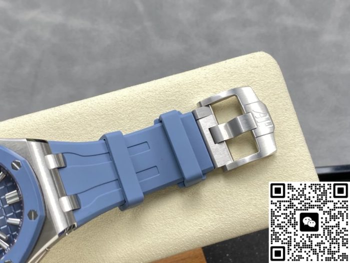 Replica Audemars Piguet Royal Oak Offshore 15605SK.OO.A350CA.01 APP Factory Smoked blue dial - Image 10