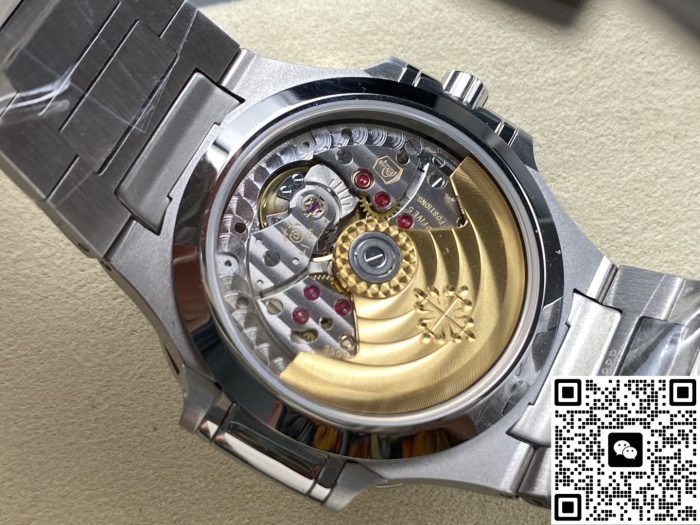 Replica Patek Philippe Nautilus 5711 GR Factory Transparent case back - Image 9