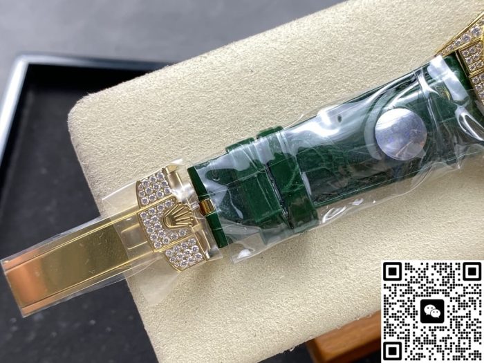 Replica Rolex Oyster Perpetual 128455TBR 8+ Factory Purple dial - Image 8
