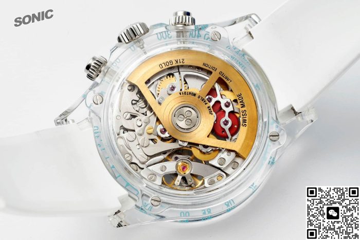 Replica Rolex Cosmograph Daytona Sonic Factory White Strap - Image 9