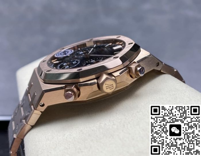 Replica Audemars Piguet Royal Oak 26240OR.OO.1320OR.06 APS Factory Black Dial - Image 8