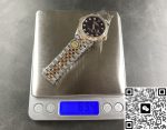 Replica Rolex ladies datejust m279381rbr-0015 AR Factory Purple with diamonds - Image 10