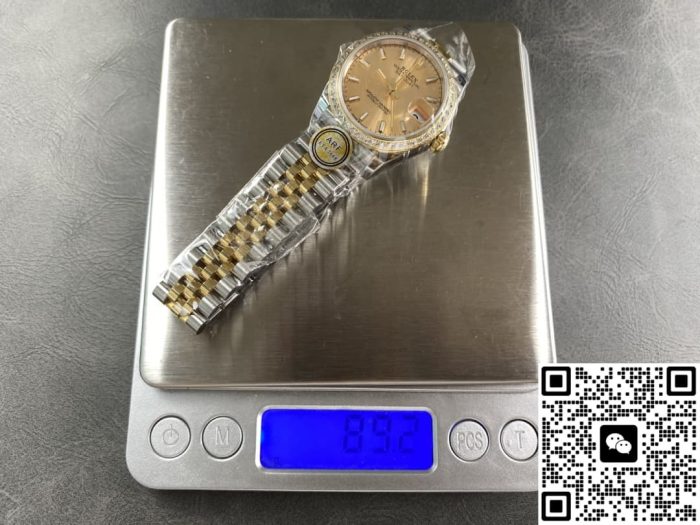 Replica Rolex Datejust m278383rbr-0014 AR Factory Champagne dial - Image 11