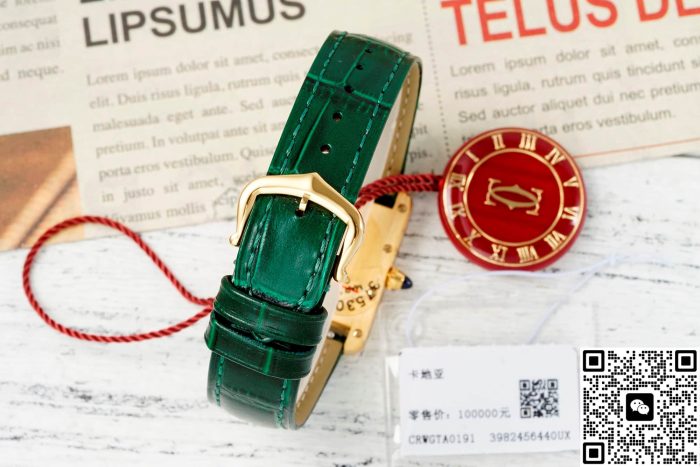 Replica Cartier Tank WGTA0191 AF Factory green - Image 9