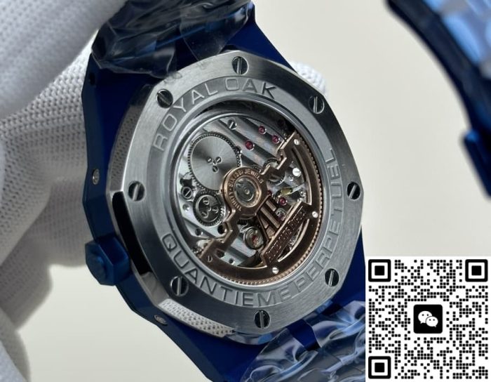Replica Audemars Piguet Royal Oak 26579CS.OO.1225CS.01 BBR Factory Blue ceramic - Image 9