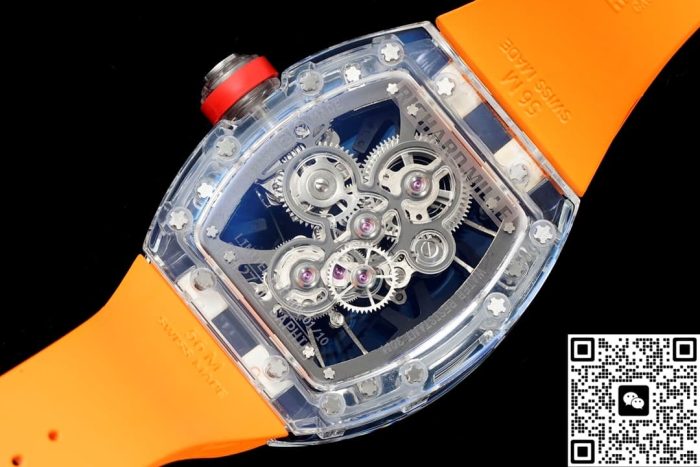 Replica Richard Mille RM27-02 RM Factory Tourbillon Orange strap - Image 10