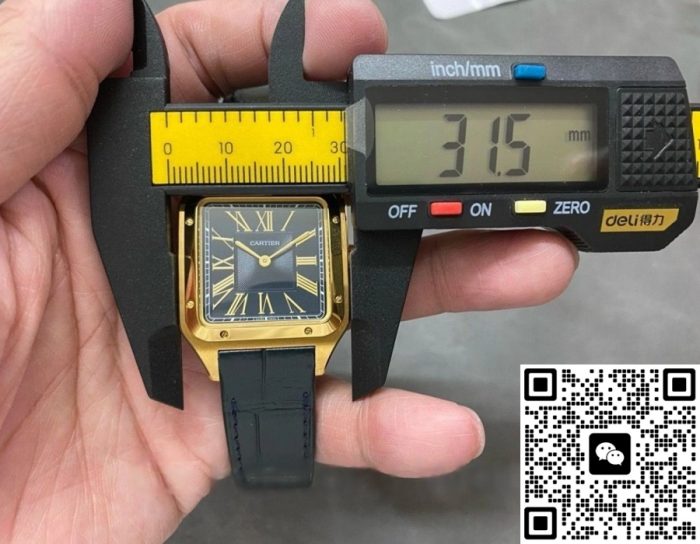 Replica Cartier Santos WGSA0077 F1 Factory Square dial - Image 9
