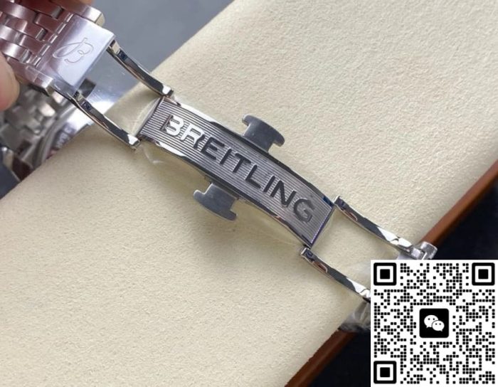 Replica Breitling Navitimer AB0138241G1A1 BLS factory Butterfly buckle - Image 8