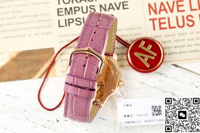 Replica Cartier RONDE DE CARTIER WJRN0010 AF Factory Alligator leather - Image 10