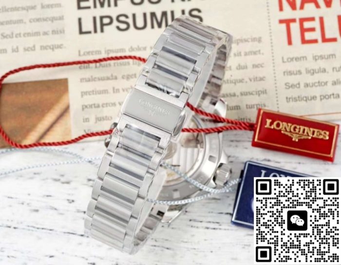 Replica Longines Concas L3.430.4.07.6 AF Factory Diamond hour markers - Image 10