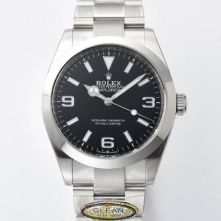Replica Rolex Explorer m224270-0001 Clean Factory Oystersteel case