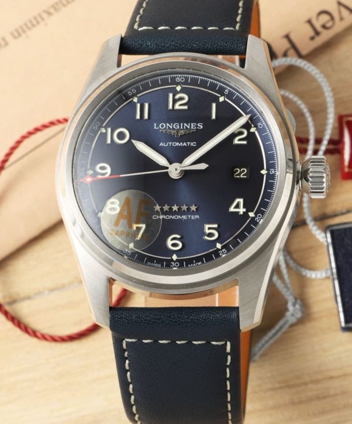 Replica Longines Spirit L3.810.4.93.0 AF Factory Dark Blue - Image 1