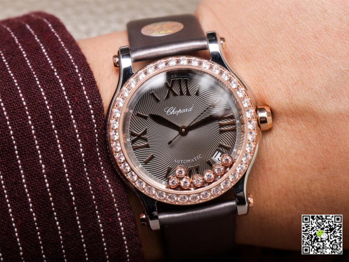 Replica Chopard Happy Sport 278559-3003 YF Factory Diamond-Set Bezel - Image 25