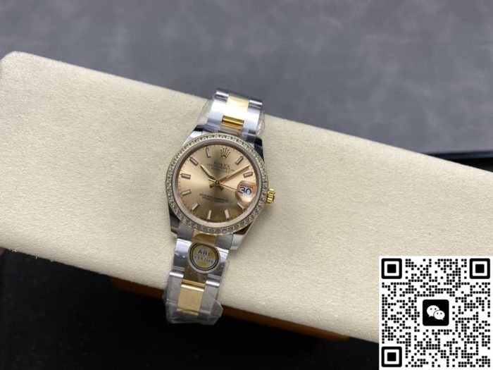Replica Rolex Datejust m278383rbr-0013 AR Factory Luminous hour markers - Image 11