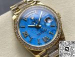 Replica Rolex Day-Date m128348rbr-0038 8+ Factory Blue Dial - Image 3