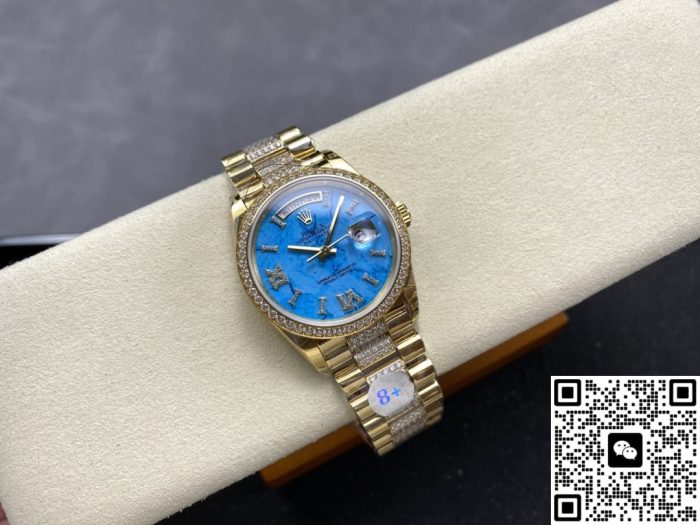 Replica Rolex Day-Date m128348rbr-0038 8+ Factory Blue Dial - Image 5