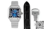 Replica Cartier Santos WSSA0063 BV Factory Gradient blue dial - Image 2