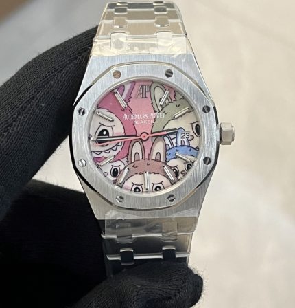 Replica Audemars Piguet Royal Oak Labubu collaboration OMF Factory Patterned dial