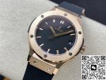 Replica Hublot Classic Fusion 591.OX.1480.RX HB Factory Rubber strap - Image 4