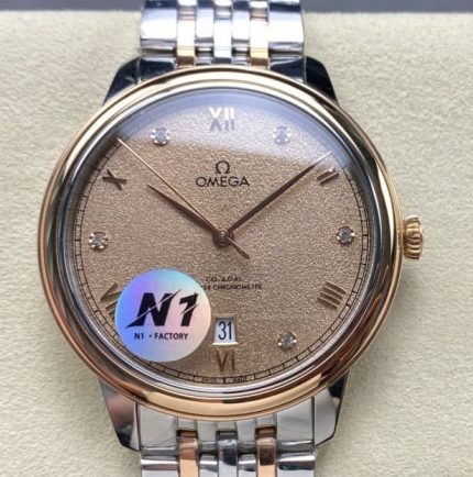 Replica Omega De Ville 424.20.40.20.08.002 N1 Factory Interval gold strap
