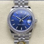 Replica Rolex Datejust m126284rbr-0009 AR Factory Luminous hour markers