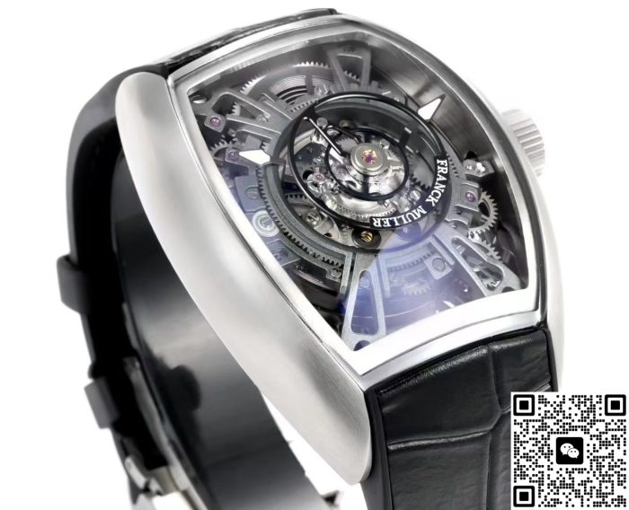 Replica Franck Muller V45 Tourbillon NEW Factory Skeleton Dial - Image 4