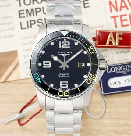 Replica Longines Concas L3.781.4.59.6 AF Factory Black ceramic